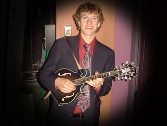 James Kee plays his Hill mandolin